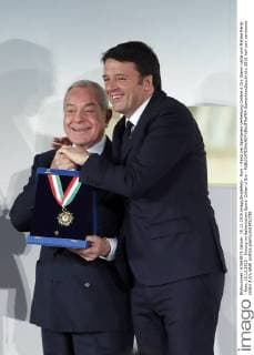Rom - Renzi bei Sportpreis-Verleihung Collare d Oro Gianni Letta und Matteo Renzi - Rom, 15.12.2015 - Ehrung im italienischen Sport: Collari d Oro - SamanthaxZucchi