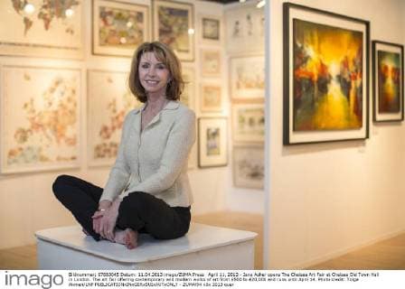 April 11, 2013 - Jane Asher opens The Chelsea Art Fair at Chelsea Old Town Hall in London. The art fair offering contemporary and modern works of art from £500 to £20,000 and runs until April 14. Photo credit: Tolga Akmen LNP  - ZUMAl94