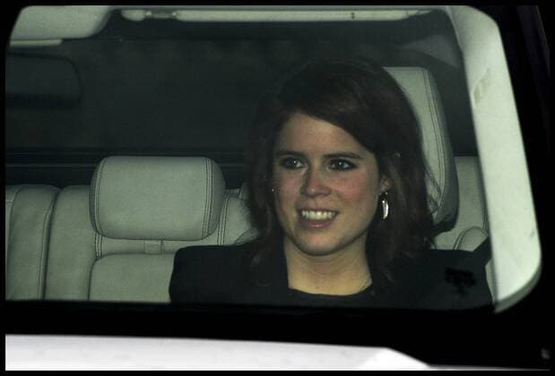 . 16 12 2015. London, United Kingdom. The Queen s Christmas Lunch. Princess Eugenie arrive at Buckingham Palace for the The queens lunch  xAndrewxParsonsx xi-Imagesx IIM-11588-0009