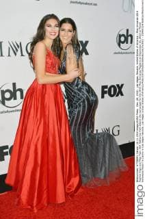 Dec. 20, 2015 - Las Vegas, Nevada, United States of America - Miss Universe 2014 Paulina Vega and Miss Teen USA Katherine Haik attend the red carpet for the 2015 Miss Universe Pageant on December 20, 2015 at Planet Hollywood Resort & Casino in Las Vegas Nevada. Las Vegas United States of America - ZUMAt114