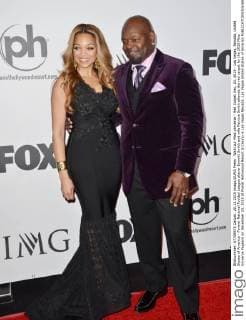 Wahl zur Miss Universe - Red Carpet Dec. 20, 2015 - Las Vegas, Nevada, United States of America - Former National Footbal League player Emmitt Smith and wife Patricia Smith attends the red carpet for the 2015 Miss Universe Pageant on December 20, 2015 at Planet Hollywood Resort & Casino in Las Vegas Nevada. Las Vegas United States of America - ZUMAt114