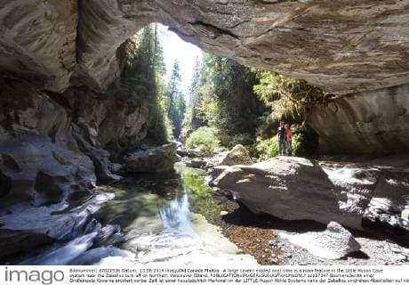 A large cavern eroded over time is a main feature in the Little Huson Cave system near the Zeballos turn off on Northern Vancouver ISland.  acp87347 BoomerxJerritt