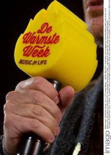 - BOOM, BELGIUM: Illustration picture shows the Warmste Radio closing day of the 2015 edition (the 10th edition) of the Music For Life campaign De Warmste Week , organized by Flemish VRT radio station Studio Brussels, Thursday 24 December 2015, in Boom. To support various charitable organization, three radio presenters will live outside in a tent at De Schorre in Boom from 18 to 24 December, playing only songs requested by listeners, who pay to hear their favorite songs on the radio.  NICOLASxMAETERLINCK 04763248