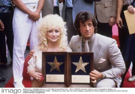 DOLLY PARTON Sylvester Stallone.c0242.Supplied by Photos, inc. - ZUMAg49