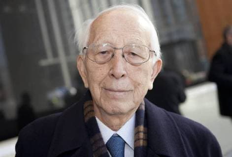 Nov. 13, 2013 - New York City, NY, USA - Four World Trade Center, New York, November 13 2013 - Fumihiko Maki, who designed Four World Trade Center, attends the opening ceremony of the building, the first tower to open at the original site of the World Trade Center, on November 13, 2013 in New York City. The building has 72 floors, is 978 feet tall and offers 2,500,000 square feet of space...On the Photo: Fumihiko Maki, who designed Four World Trade Center.. - ZUMAra1