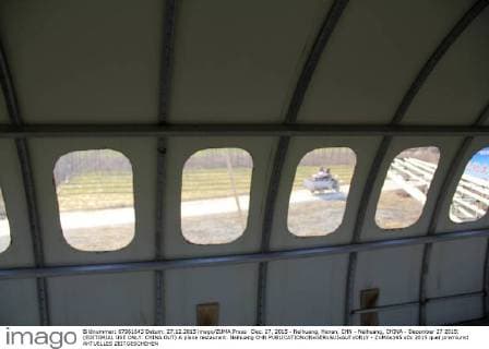Dec. 27, 2015 - Neihuang, Henan, CHN - Neihuang, CHINA - December 27 2015: (EDITORIAL USE ONLY. CHINA OUT) A plane restaurant. Neihuang CHN  - ZUMAs145