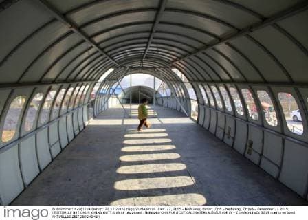 Dec. 27, 2015 - Neihuang, Henan, CHN - Neihuang, CHINA - December 27 2015: (EDITORIAL USE ONLY. CHINA OUT) A plane restaurant. Neihuang CHN  - ZUMAs145