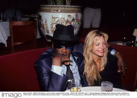 JOHN LEE HOOKER with T. Dayne.Benson Hedges Blues festival press conference 1991.l1844. - ZUMAg49