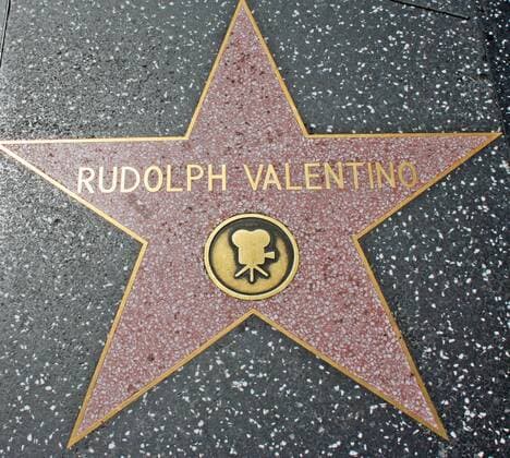 Oct. 10, 2013 - Los Angeles, CA, USA - Rudolph Valentino s star was installed on the Hollywood Walk of Fame in 1960. - ZUMAm67
