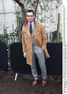 . 11 01 2016. London, United Kingdom. David Gandy arriving at the Burberry show on the final day of London Men s Fashion Week for autumn winter 2016.  xStephenxLockx xi-Imagesx IIM-11713-0009