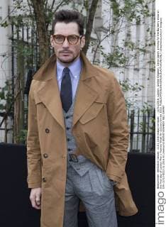 . 11 01 2016. London, United Kingdom. David Gandy arriving for the Burberry show on the final day of London Men s Fashion Week for autumn winter 2016.  xStephenxLockx xi-Imagesx IIM-11713-0015