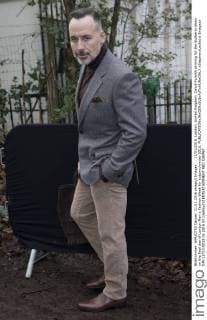 . 11 01 2016. London, United Kingdom. David Furnish arriving for the Burberry show on the final day of London Men s Fashion Week for autumn winter 2016.  xStephenxLockx xi-Imagesx IIM-11713-0018
