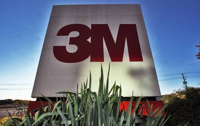 Sept. 26, 2012 - St. Paul, Minnesota, U.S. - 3M logo at headquarters in St. Paul to run with $200 million research expansion story. (MARLIN LEVISON STARTRIBUNE(mlevison@startribune.com (cq - ZUMAm42