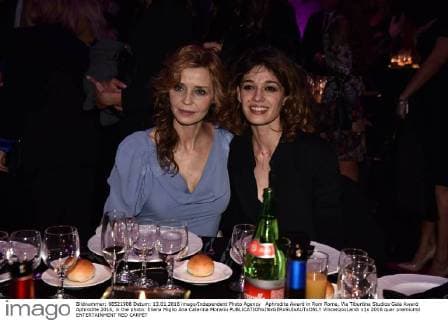 Aphrodite Award in Rom Rome, Via Tiburtina Studios Gala Award Aphrodite 2016, in the photo: Eliana Miglio Ana Caterina Morariu  VincenzoxLandi