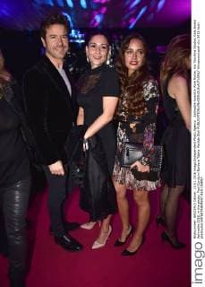Aphrodite Award in Rom Rome, Via Tiburtina Studios Gala Award Aphrodite 2016, in the photo: Paul Conticini Barbara Tabita Matilde Gioli  VincenzoxLandi