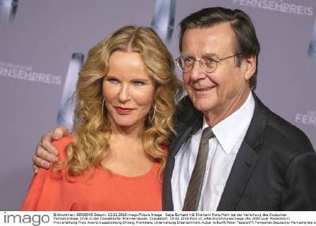 Katja Burkard mit Ehemann Hans Mahr bei der Verleihung des Deutschen Fernsehpreises 2016 in den Düsseldorfer Rheinterrassen. Düsseldorf, 13.01.2016 Foto:xC.xHardtx xFuturexImage