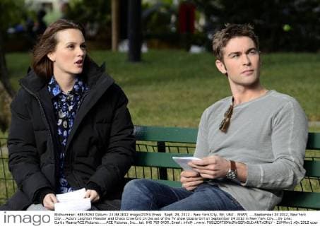 Sept. 24, 2012 - New York City, NY, USA - WWW. ....September 24 2012, New York City....Actors Leighton Meester and Chace Crawford on the set of the TV show Gossip Girl on September 24 2012 in New York City....By Line: Curtis Means ACE Pictures......ACE Pictures, Inc...tel: 646 769 0430..Email: info@ ..www.  - ZUMAny1