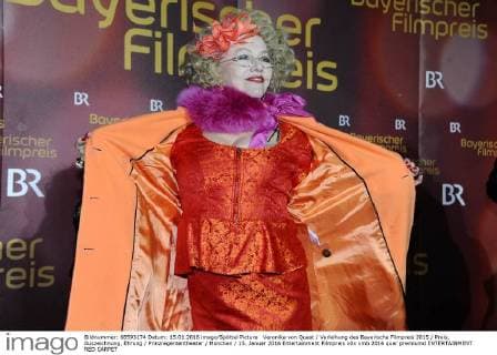 Veronika von Quast Verleihung des Bayerische Filmpreis 2015 Preis, Auszeichnung, Ehrung Prinzregententheater München 15. Januar 2016