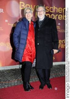 Doris Dörrie mit Lebensgefährten Martin Verleihung des Bayerische Filmpreis 2015 Preis, Auszeichnung, Ehrung Prinzregententheater München 15. Januar 2016