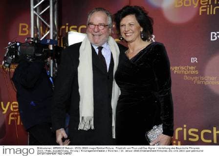Friedrich von Thun und Ilse Aigner Verleihung des Bayerische Filmpreis 2015 Preis, Auszeichnung, Ehrung Prinzregententheater München 15. Januar 2016