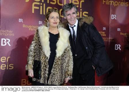 Michaela May mit Ehemann Bernd Schadewald Verleihung des Bayerische Filmpreis 2015 Preis, Auszeichnung, Ehrung Prinzregententheater München 15. Januar 2016