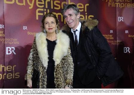 Michaela May mit Ehemann Bernd Schadewald Verleihung des Bayerische Filmpreis 2015 Preis, Auszeichnung, Ehrung Prinzregententheater München 15. Januar 2016