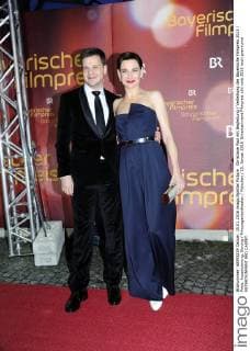 Christiane Paul mit Begleitung Verleihung des Bayerische Filmpreis 2015 Preis, Auszeichnung, Ehrung Prinzregententheater München 15. Januar 2016