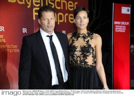 Til Schweiger mit Freundin Marlene Shirley Verleihung des Bayerische Filmpreis 2015 Preis, Auszeichnung, Ehrung Prinzregententheater München 15. Januar 2016