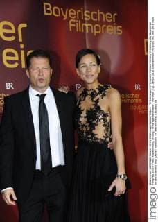 Til Schweiger mit Freundin Marlene Shirley Verleihung des Bayerische Filmpreis 2015 Preis, Auszeichnung, Ehrung Prinzregententheater München 15. Januar 2016