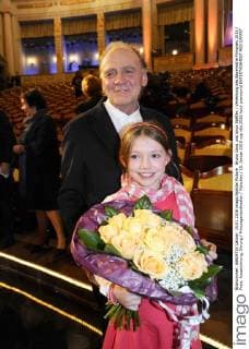 Bruno Ganz und Anuk Steffen Verleihung des Bayerische Filmpreis 2015 Preis, Auszeichnung, Ehrung Prinzregententheater München 15. Januar 2016