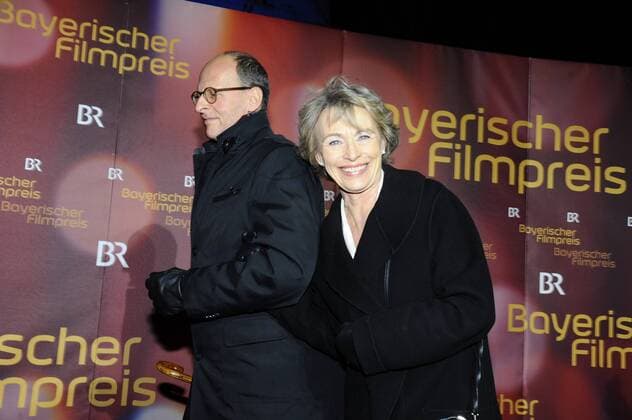Ilona Grübel mit Begleitung Verleihung des Bayerische Filmpreis 2015 Preis, Auszeichnung, Ehrung Prinzregententheater München 15. Januar 2016
