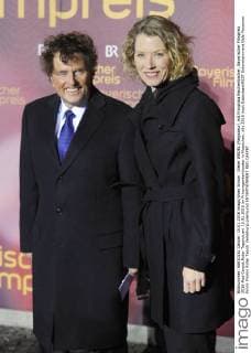 Dieter WEDEL (Regisseur),mit Franziska Reichenbacher. Bayerischer Filmpreis 2016-Red Carpet,Roter Teppich,am 15.01.2016 im Prinzregententheater in Muenchen.