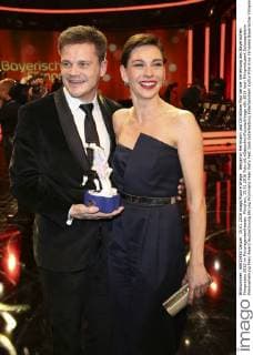 Benjamin Herrmann und Christiane Paul bei der Verleihung des Bayerischen Filmpreises 2015 im Prinzregententheater. München, 15.01.2016 Foto:xS.xGabschx xFuturexImage