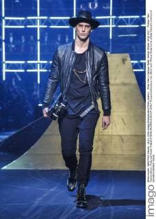 Milan Men s Fashion Week Herbst Winter 2016 2017 . Philipp Plein FashionShow. Pictured:Model  RiccardoxGiordano
