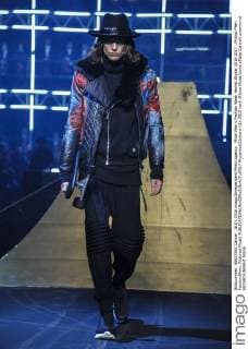 Milan Men s Fashion Week Herbst Winter 2016 2017 . Philipp Plein FashionShow. Pictured:Model  RiccardoxGiordano