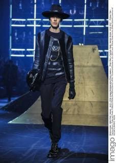 Milan Men s Fashion Week Herbst Winter 2016 2017 . Philipp Plein FashionShow. Pictured:Model  RiccardoxGiordano