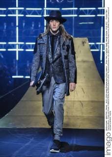 Milan Men s Fashion Week Herbst Winter 2016 2017 . Philipp Plein FashionShow. Pictured:Model  RiccardoxGiordano