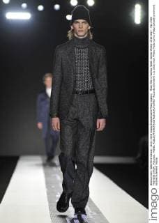 Milan Men s Fashion Week Herbst Winter 2016 2017 . Paz ZIleri FASHION SHOW. Pictured: MODEL  RiccardoxGiordano