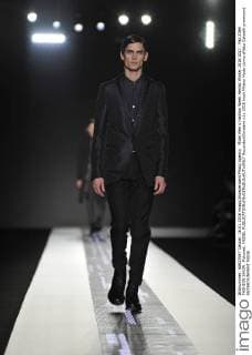 Milan Men s Fashion Week Herbst Winter 2016 2017 . Paz ZIleri FASHION SHOW. Pictured: MODEL  RiccardoxGiordano