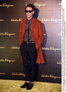 Milan Men s Fashion Week Fall Winter 2016 2017. Ferragamo Arrivals. Pictured Jon Kortajarena  SimonaxChioccia_Fotosicki