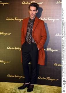 Milan Men s Fashion Week Fall Winter 2016 2017. Ferragamo Arrivals. Pictured Jon Kortajarena  SimonaxChioccia_Fotosicki