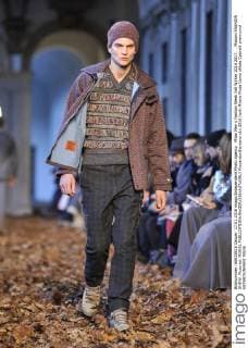 Milan Men s Fashion Week Fall Winter 2016 2017. . Missoni FASHION SHOW. Pictured: MODEL  RiccardoxGiordano