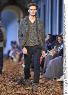 Milan Men s Fashion Week Fall Winter 2016 2017. . Missoni FASHION SHOW. Pictured: MODEL  RiccardoxGiordano