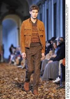 Milan Men s Fashion Week Fall Winter 2016 2017. . Missoni FASHION SHOW. Pictured: MODEL  RiccardoxGiordano