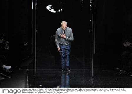 Bilder des Tages Milan Men s Fashion Week Fall Winter 2016 2017. Ermanno Scervino Fashionshow Pictured: Model  RiccardoxGiordano