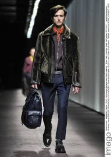 Milan Men s Fashion Week Fall Winter 2016 2017. Canali Fashionshow Pictured: model  RiccardoxGiordano