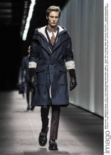 Milan Men s Fashion Week Fall Winter 2016 2017. Canali Fashionshow Pictured: model  RiccardoxGiordano