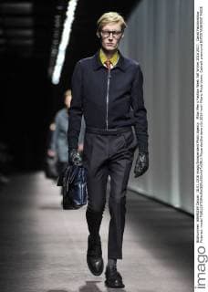 Milan Men s Fashion Week Fall Winter 2016 2017. Canali Fashionshow Pictured: model  RiccardoxGiordano
