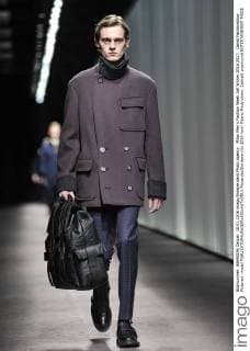 Milan Men s Fashion Week Fall Winter 2016 2017. Canali Fashionshow Pictured: model  RiccardoxGiordano