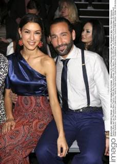 Rebecca Mir und Massimo Sinato bei der Maybelline New York Make-Up Runway Fashion Show auf der Mercedes-Benz Fashion Week Berlin Autumn Winter 2016. Berlin, 18.01.2016 Foto:xS.xGabschx xFuturexImage